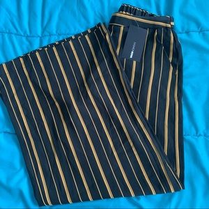 Classy High Waisted Wide Leg Striped Pants NWT